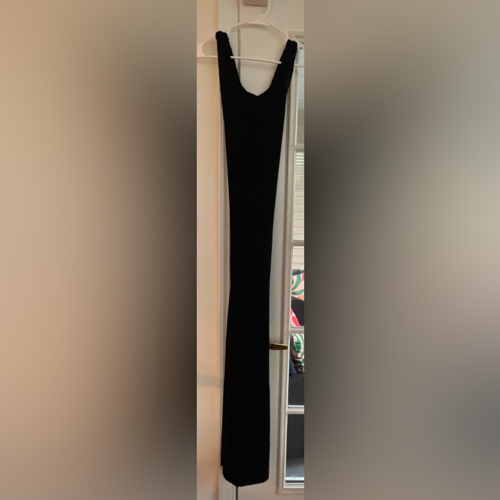 Anthropologie dress long heavy material new with tags black, navy, olive green.